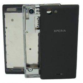 CARATULA NEGRA SONY XPERIA J ST26
