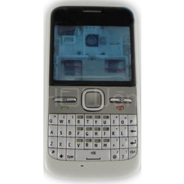 Caratula Nokia E5-00 Blanca/Gris
