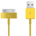 CABLE DATOS IPHONE 3G/ IPHONE 4G AMARILLO