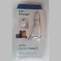 CARGADOR CARRO ORIGINAL SAMSUNG GALAXY NOTE 3 N9000 SM-G900 BLANCO GRANDE