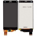 LCD COMPLETA SONY XPERIA Z3 COMPACT D5803/D5833 NEGRA SIN MARCO