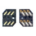 CONECTOR SIM NOKIA NOKIA 205 NOKIA 206 NOKIA 207 NOKIA 208 NOKIA 210 NOKIA 303 NOKIA 501 LUMIA 520 LUMIA 620 X6-00 C3-00 5530 X3-00 6500 N97 MINI ASHA 205 ASHA 206 ASHA 210 ASHA 303 ASHA 501 P/N:5469886