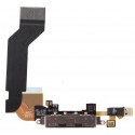 FLEX CARGA/ USB/ MICROFONO IPHONE 4S NEGRO COD. 821-1301-A