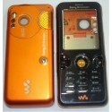 Caratula Sony W610 Negr/Naranj