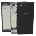 CARATULA NEGRA SONY XPERIA J ST26