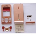 Caratula Sony Ericsson W580 Rosada