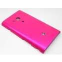 TAPA BATERIA SONY XPERIA ACRO S LT26W ROSADA