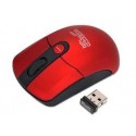 MOUSE OPTICO INALAMBRICO ROJO KLIPX MINI 1600 DPI KMO-330R