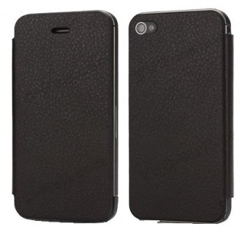 ESTUCHE FLIP COVER APPLE IPHONE 4G/4S NEGRO