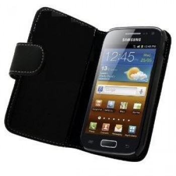 ESTUCHE FLIP COVER SAMSUNG GALAXY ACE II I8160 NEGRO