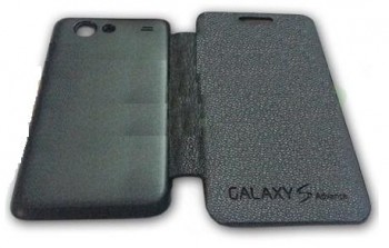 ESTUCHE FLIP COVER SAMSUNG GALAXY S ADVANCE I9070 NEGRO