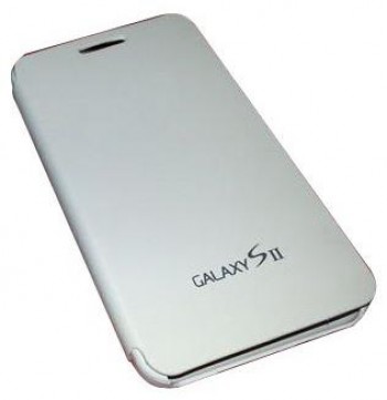 ESTUCHE FLIP COVER SAMSUNG I9100 GALAXY S II BLANCO