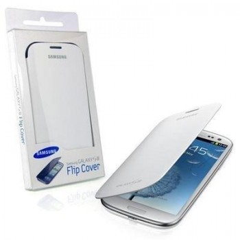 ESTUCHE FLIP COVER SAMSUNG I9300 GALAXY S III BLANCO