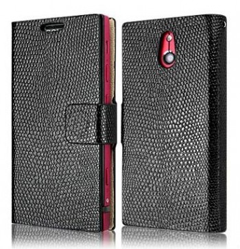 ESTUCHE FLIP COVER SONY XPERIA P LT22 NEGRO