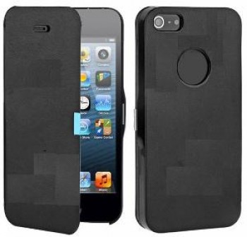 ESTUCHE FLIP COVER APPLE IPHONE 5/ IPHONE 5S NEGRO