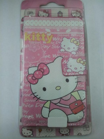 ESTUCHE CARTERA SAMSUNG GALAXY ACE S5830 HELLO KITTY ROSADO