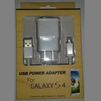 CARGADOR USB SAMSUNG 2 AMP ETA0U60JBE I9300 I9100 I9500 BLANCO