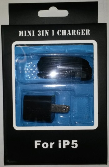 KIT CARGADOR 2 PIEZAS APPLE IPHONE 5G IPHONE 5C IPHONE 5 NEGRO
