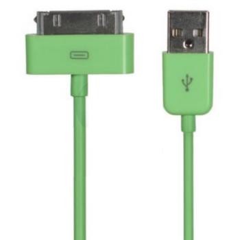 CABLE DATOS IPHONE 3G/ IPHONE 4G VERDE