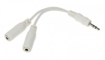 Cable Universal Convertidor 1 a 2 salidas 3.5 mm 