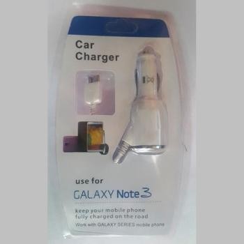 CARGADOR CARRO ORIGINAL SAMSUNG GALAXY NOTE 3 N9000 SM-G900 BLANCO GRANDE