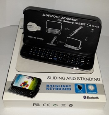 TECLADO BLUETOOTH SAMSUNG GALAXY S IV I9500 NEGRO BLK-026