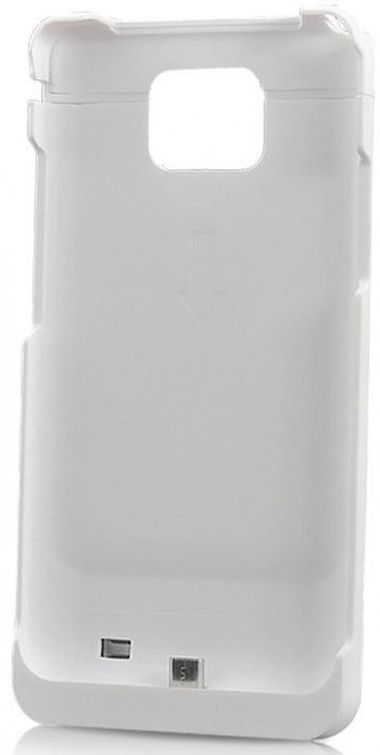 ESTUCHE FLIP COVER-CARGADOR BATERIA SAMSUNG GALAXY S II I9100 BLANCO