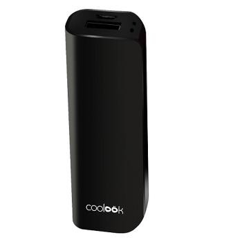 POWER BANK COOLOOK 2800 MAH NEGRO CARGA REAL