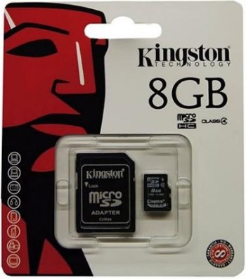 Tarjeta Micro SD Kingston 8 GB con Adaptador SD Incluido