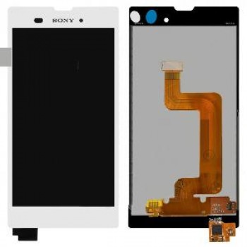 LCD BLANCA SONY XPERIA T3 M50W D5102 D5106 D5106 COMPLETA ORIGINAL