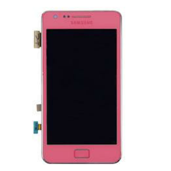 LCD COMPLETA SAMSUNG GALAXY S II I9100 ROSADA ORIGINAL