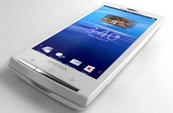 Tactil Sony X10a Xperia Blanca
