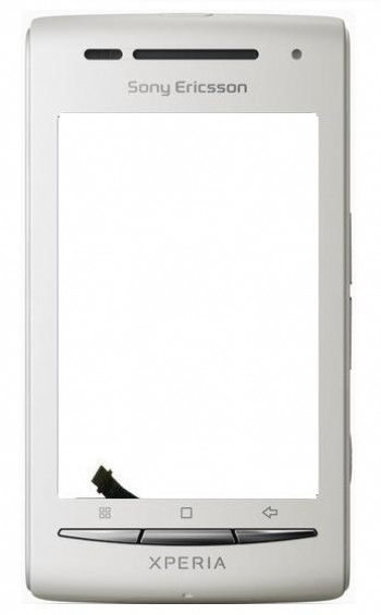 TACTIL SONY ERICSSON XPERIA X8 MARCO BLANCO ORIGINAL