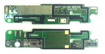 PLACA SECUNDARIA PBA/ MICROFONO/ VIBRADOR SONY XPERIA L C2104 C2105 S36H