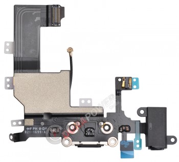 FLEX CARGA/ USB/ MICROFONO/ ANTENA/ CONECTOR AUDIO APPLE IPHONE 5G