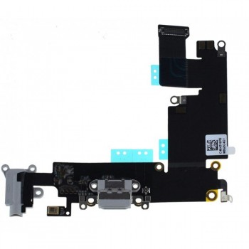 FLEX CARGA/ USB/ MICROFONO APPLE IPHONE 6 PLUS COLOR GRIS