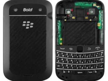 CARATULA BLACKBERRY BOLD 9900 NEGRA ORIGINAL