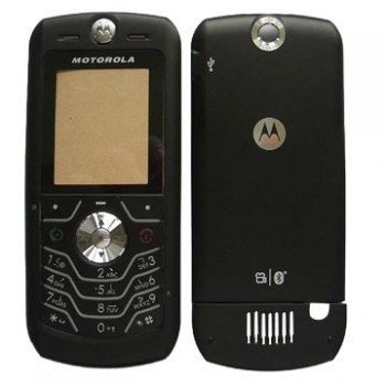Caratula Motorola L6 Negra/Gri