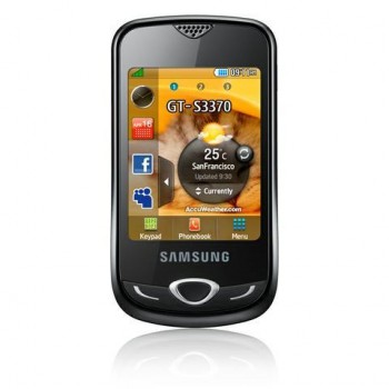 Caratula Samsung S3370 Negra