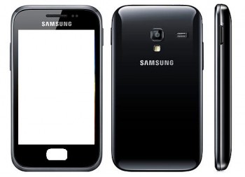 CARATULA SAMSUNG S7500 GALAXY ACE PLUS NEGRA