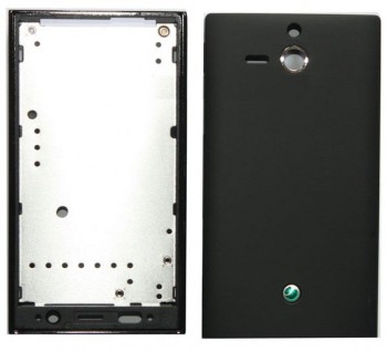 CARATULA SONY XPERIA U ST25 NEGRA