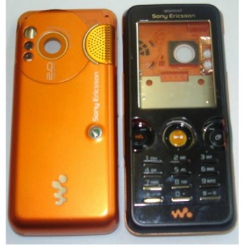 Caratula Sony W610 Negr/Naranj