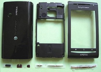 Caratula Sony Ericsson X8 Xperia Negra