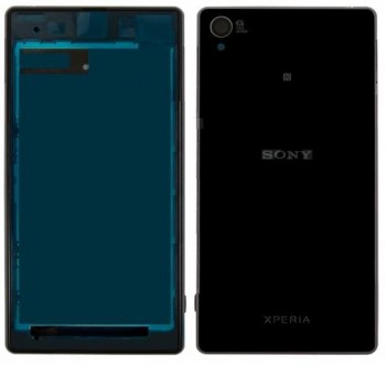CARATULA NEGRA SONY XPERIA Z1 C6902 C6903 C6906 C6943 L39H ORIGINAL
