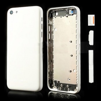 CARATULA APPLE IPHONE 5C BLANCA CALIDAD ORIGINAL