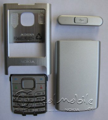 Caratula Nokia 6500 Classic/6500c Gris