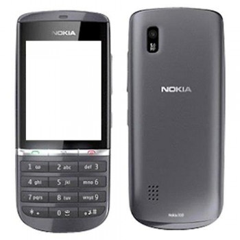 Caratula Nokia Asha 300 Gris Oscuro