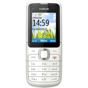 CARATULA NOKIA C1-01 BLANCA