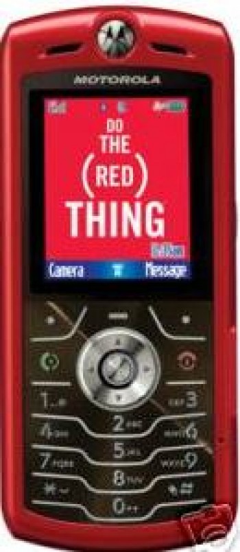 Caratula Motorola L6 Roja