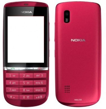 Caratula Nokia Asha 300 Roja
